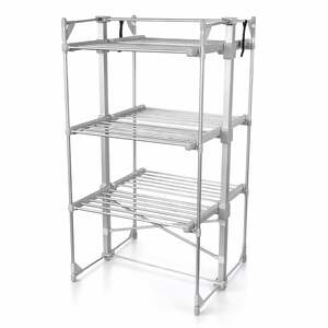 3 Tier Heated Folding Clothes Horse Airer with 36 Heated Rails