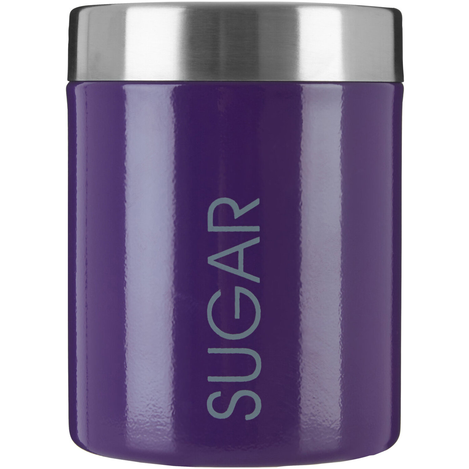 Purple Enamel Sugar Canister - Purple
