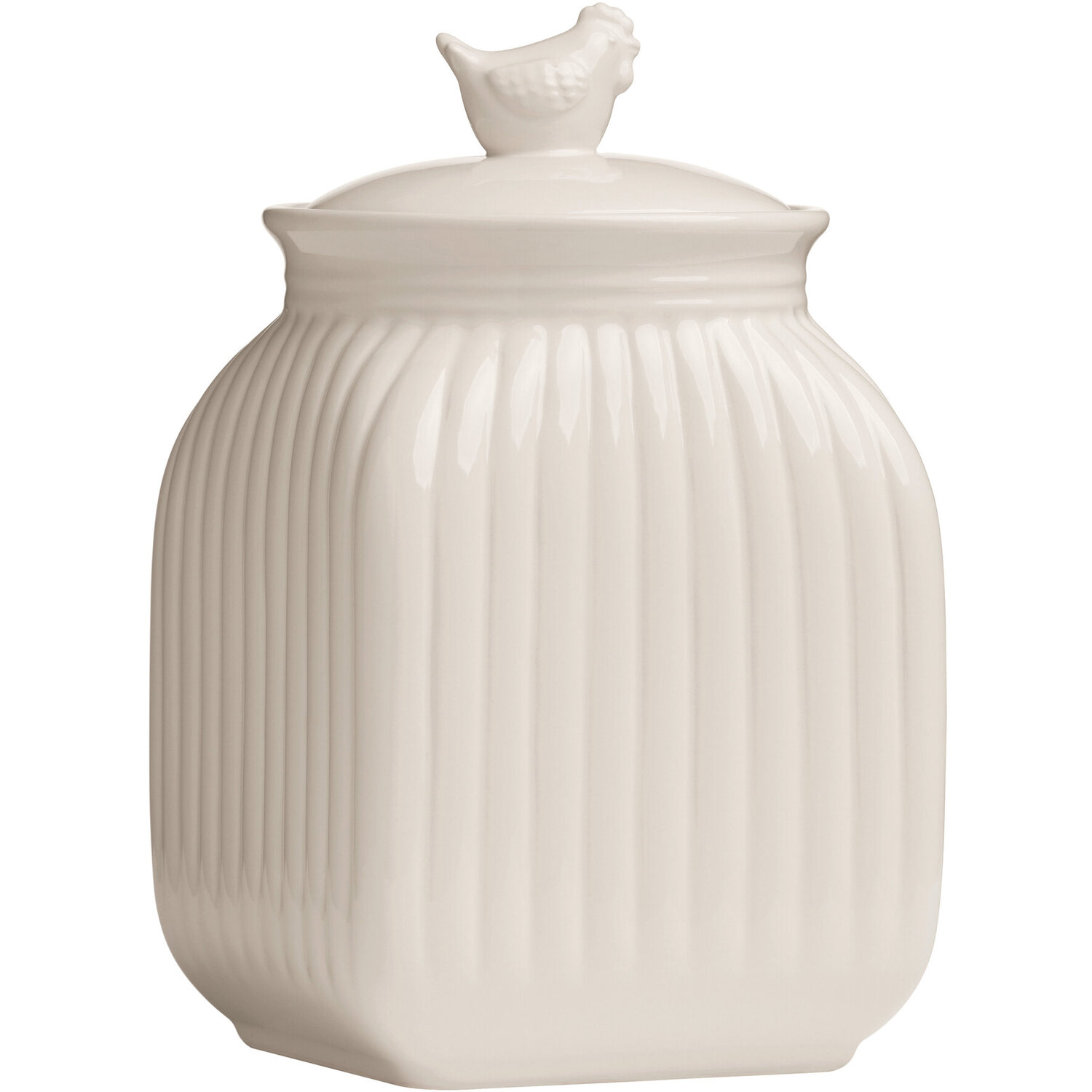 Mrs Henderson Medium Canister - Cream