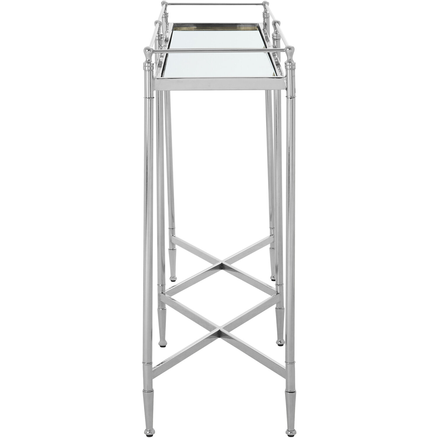 Zach Console Table - Silver