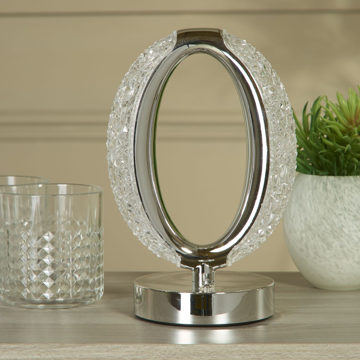Image of Ring Portable Touch Lamp - Silver
