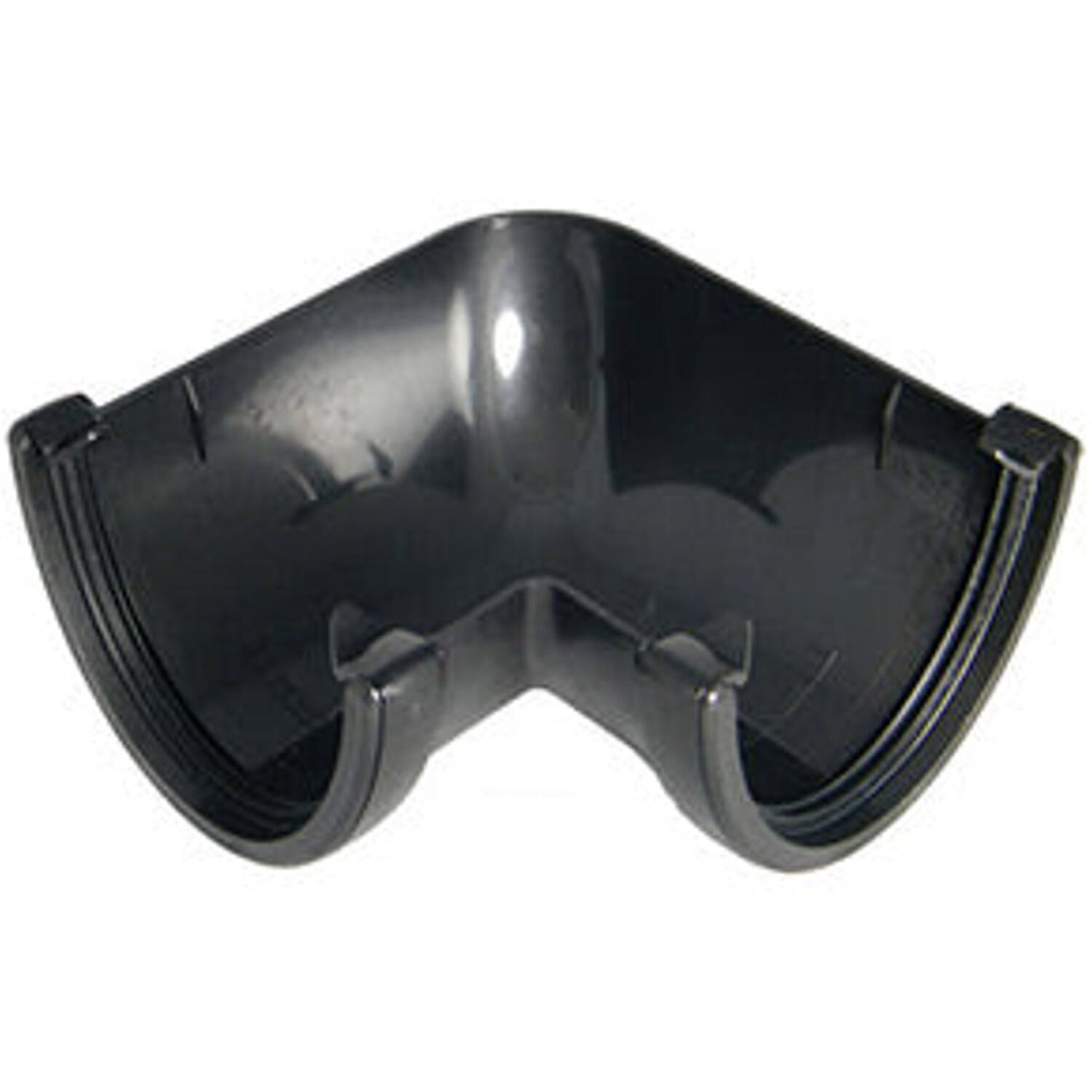 FloPlast Cast Iron Effect Deepflow/ Hi-Cap Gutter Angle - 90 Degree x 115mm