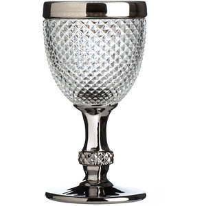 Pyramid Diamond Finish Wine Glass