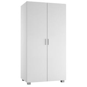 White Kids 2-Door  Wardrobe
