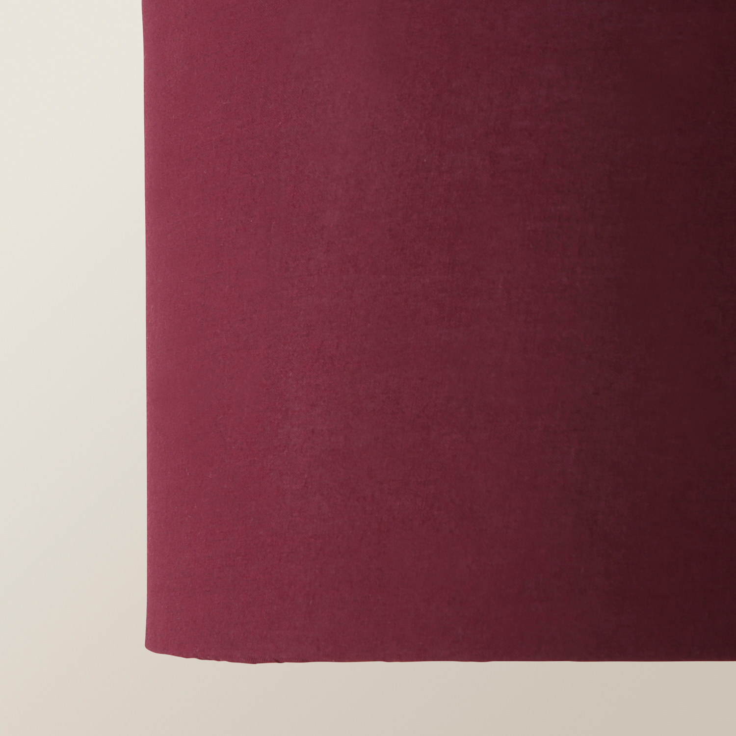 Valuelights Reni Fabric Drum Ceiling Lamp Shade - Plum / 25Cm / Fabric