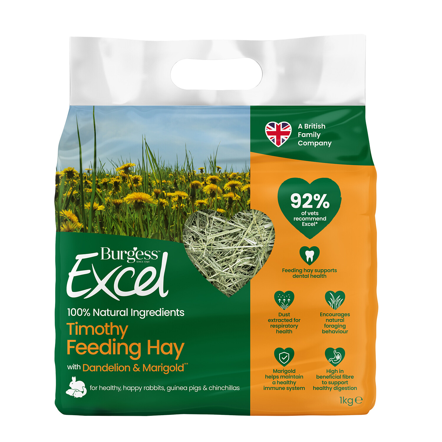 Burgess Dandelion & Marigold Feeding Hay