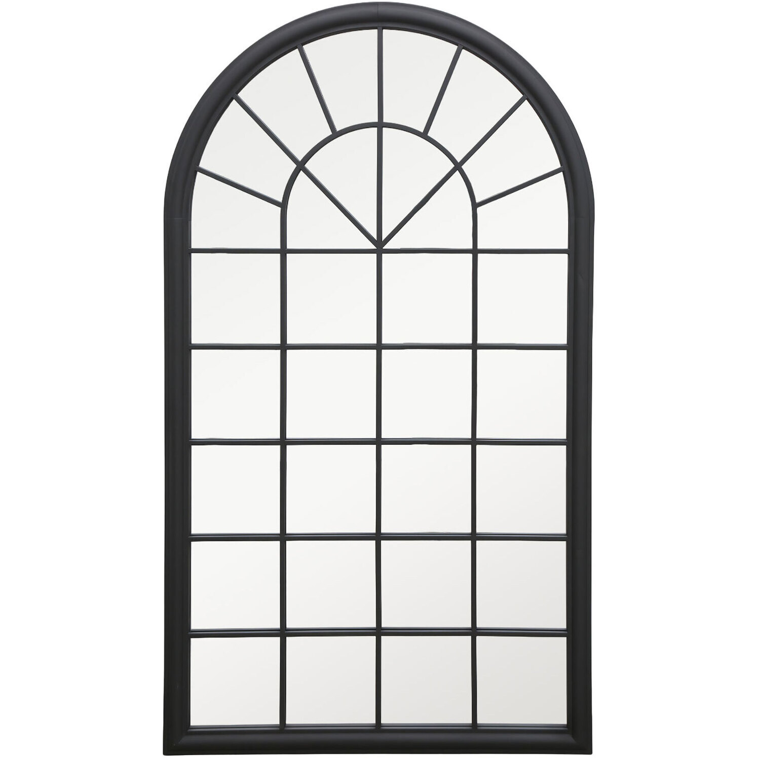 Somerley Garden Mirror - Black / 160cm
