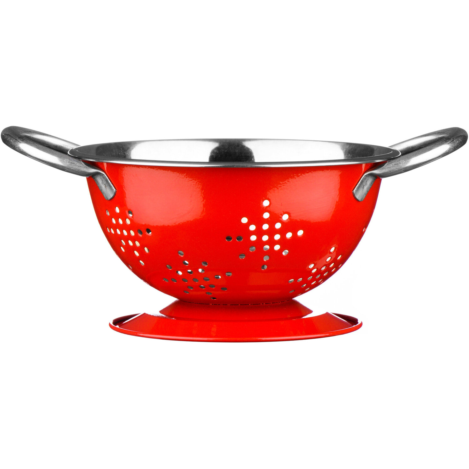 Orsina Hollis Red Enamel Mini Retro Colander - Red