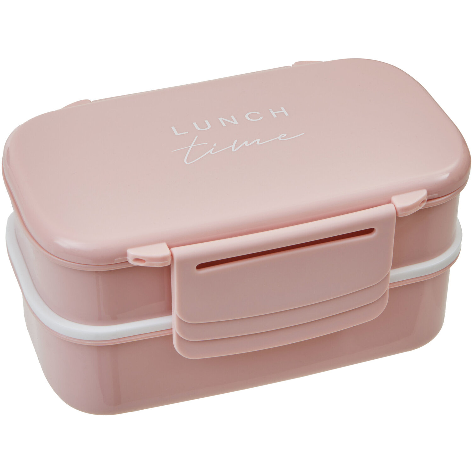 Maison By Premier Grub Tub Light Pink School Lunch Box With Cutlery - Pink