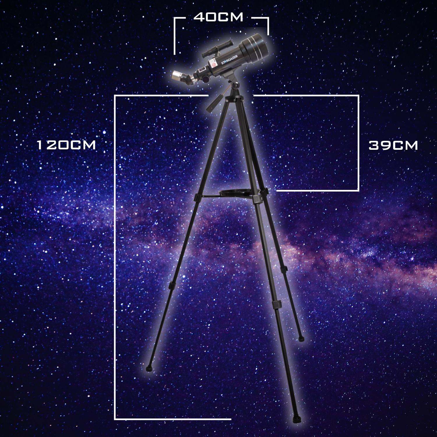 Portable Astronomy Telescope, 70mm Aperture, 400mm Astronomical
