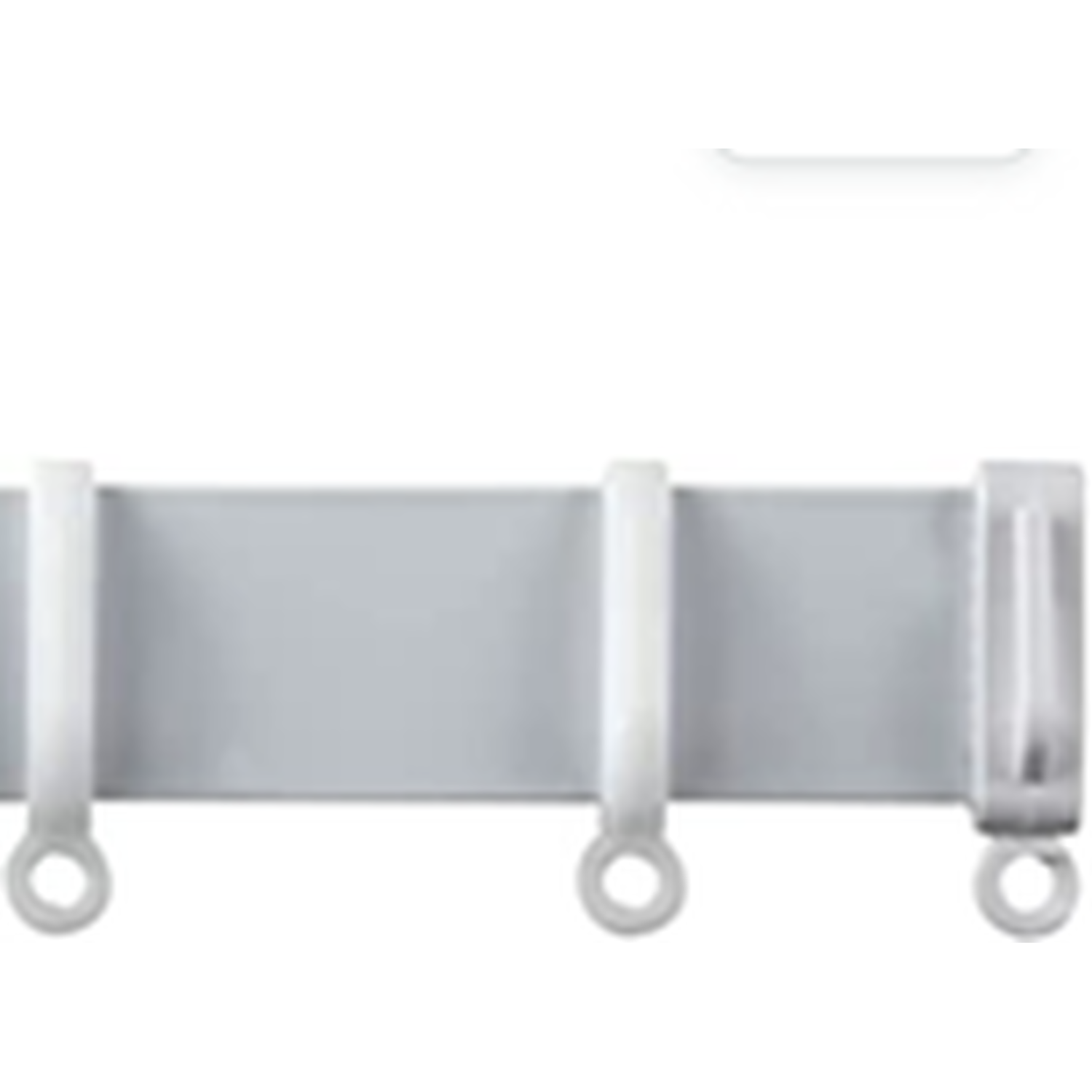 Newedgeblinds White Aluminium Curtain Track - White / 80Cm