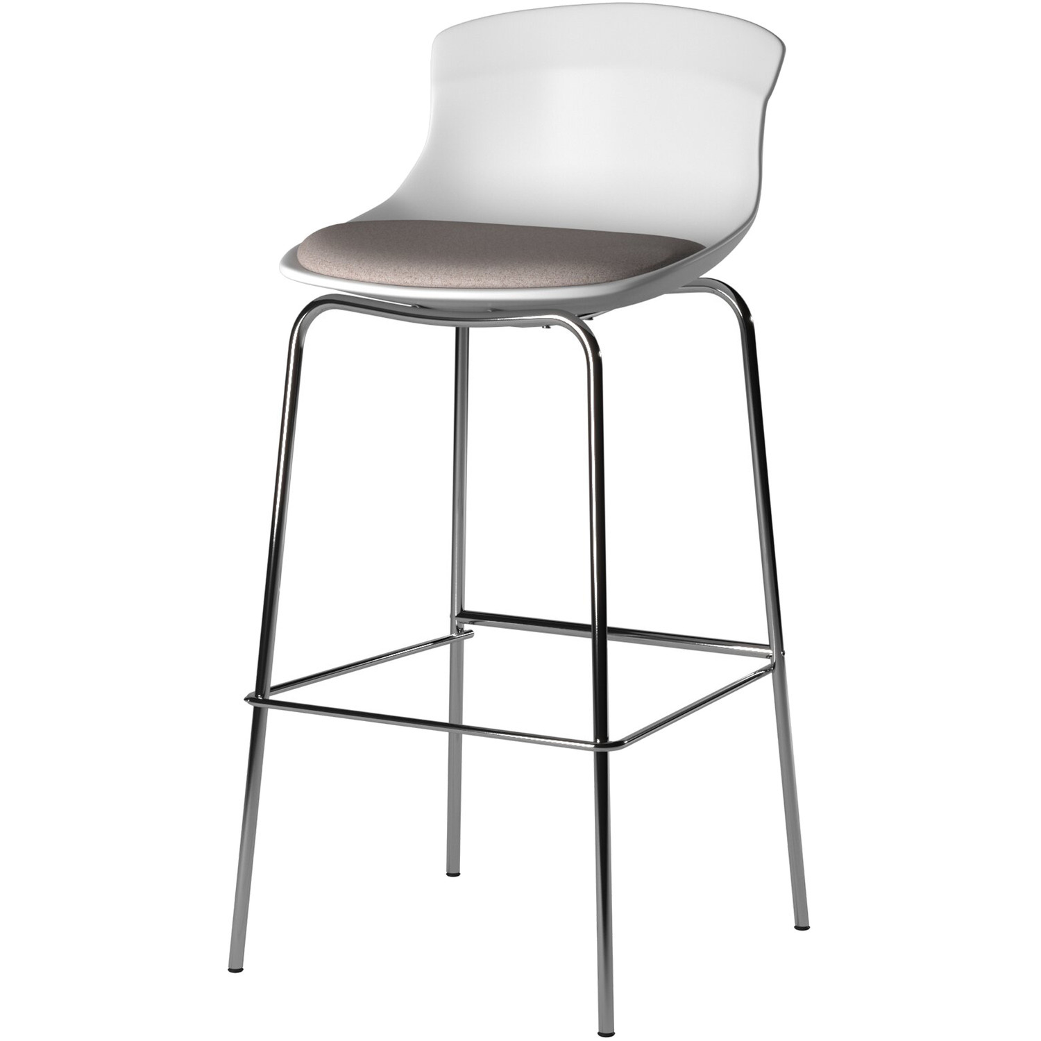 Alphason Helena Bar Stool - White