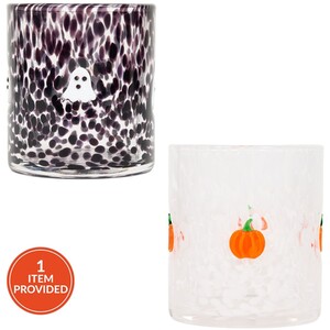 3D Halloween Glass Tumbler