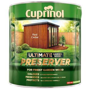 Cuprinol Ultimate Garden Wood Preserver Red Cedar 4 Litre - 5206120