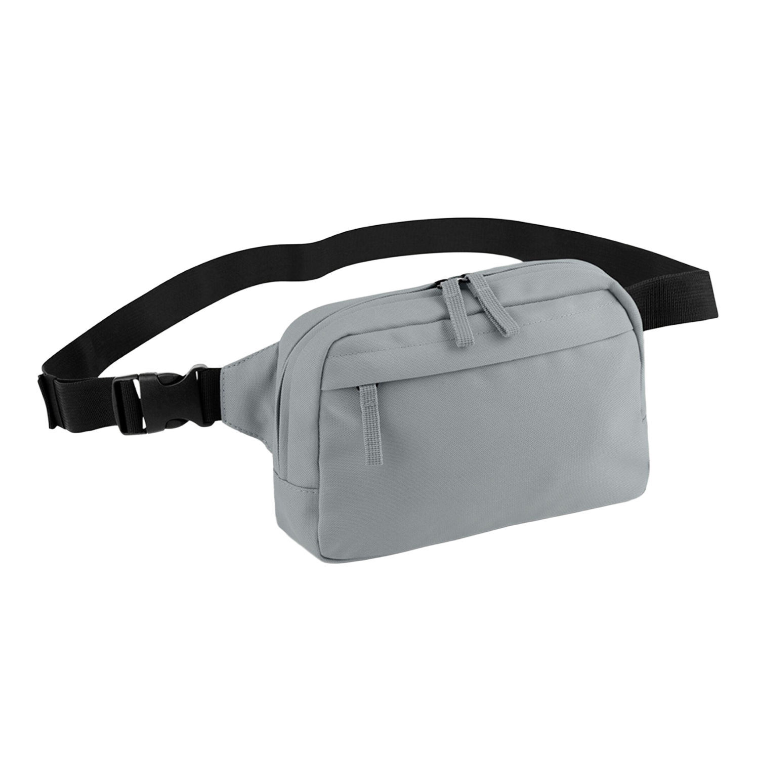 Bagbase (One Size, Pure Grey) Premium Recycled Crossbody Bag - Image 2