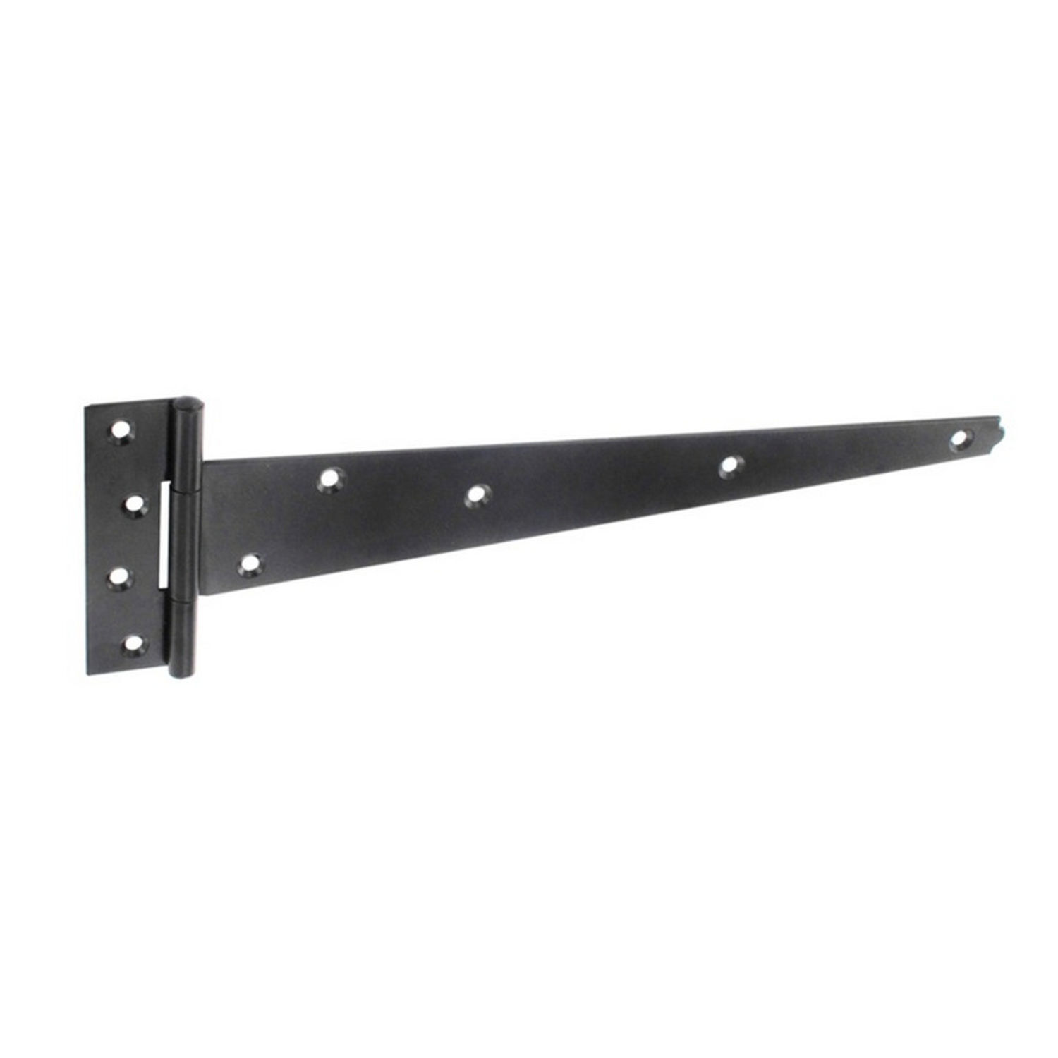 Securit Heavy Plain Tee Hinge (Pack Of 2) - Black / 1.0Cm