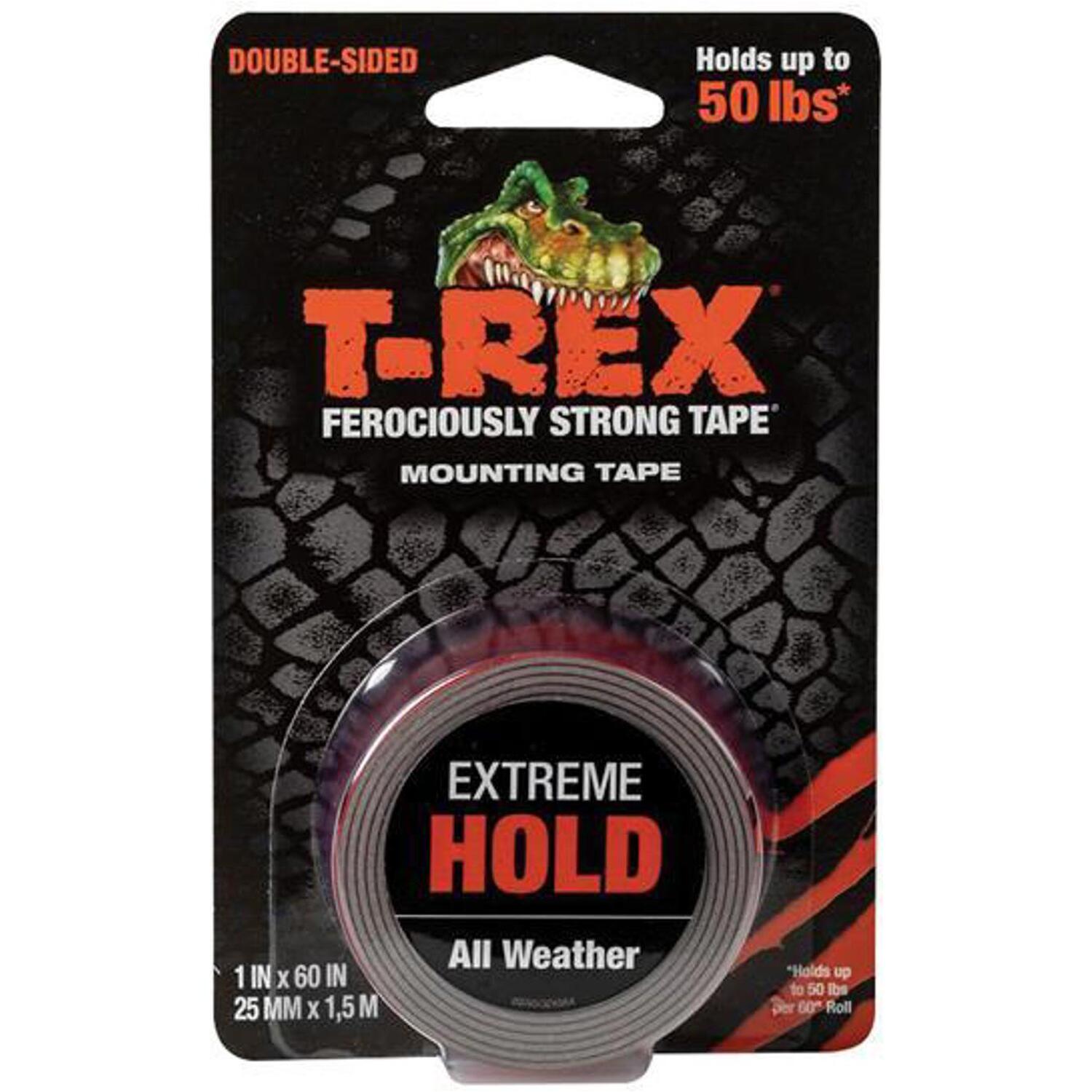 2x T-REX Tape Extreme Hold Heavy Duty Double Sided Mounting Tape Black, Holds up - Image 9