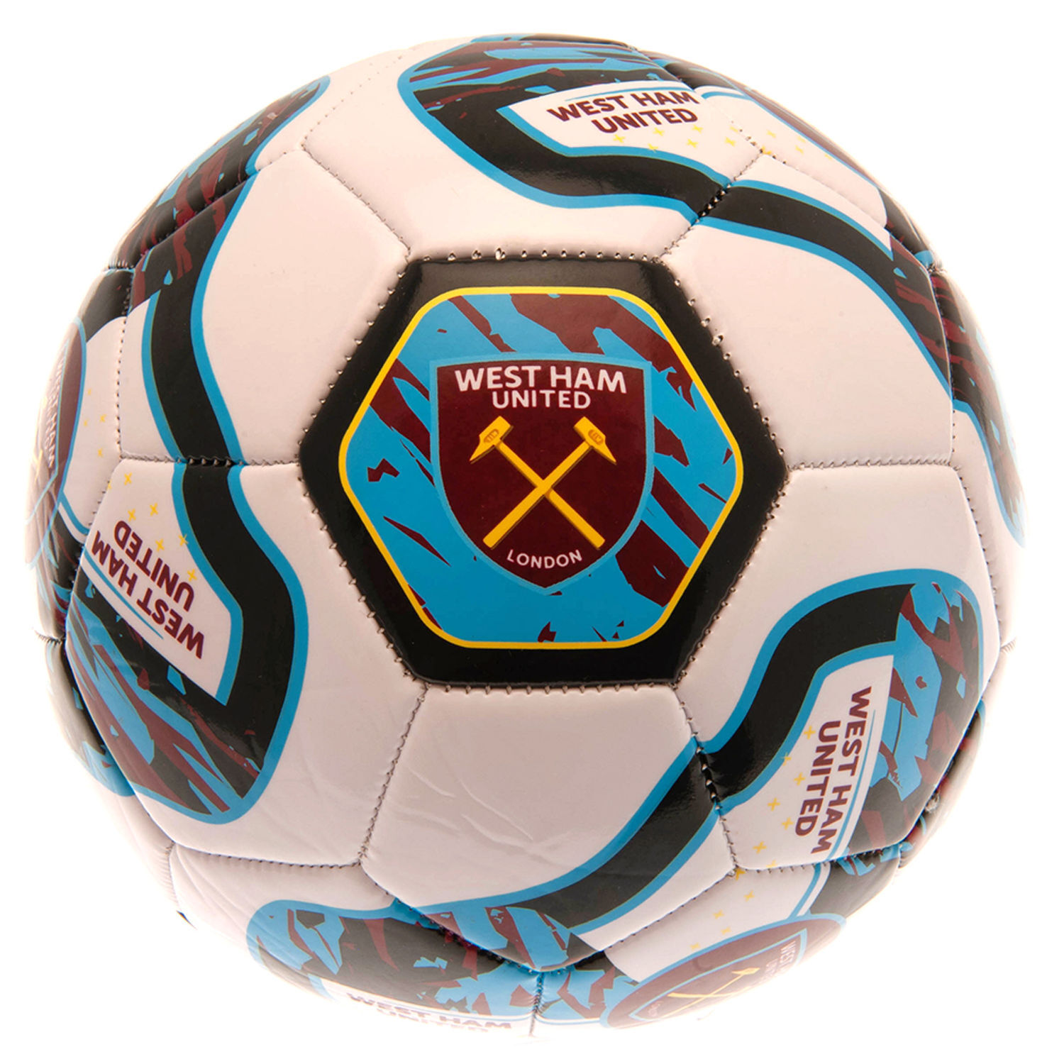 West Ham United Fc Tracer Football A - Claret Red/Blue/White