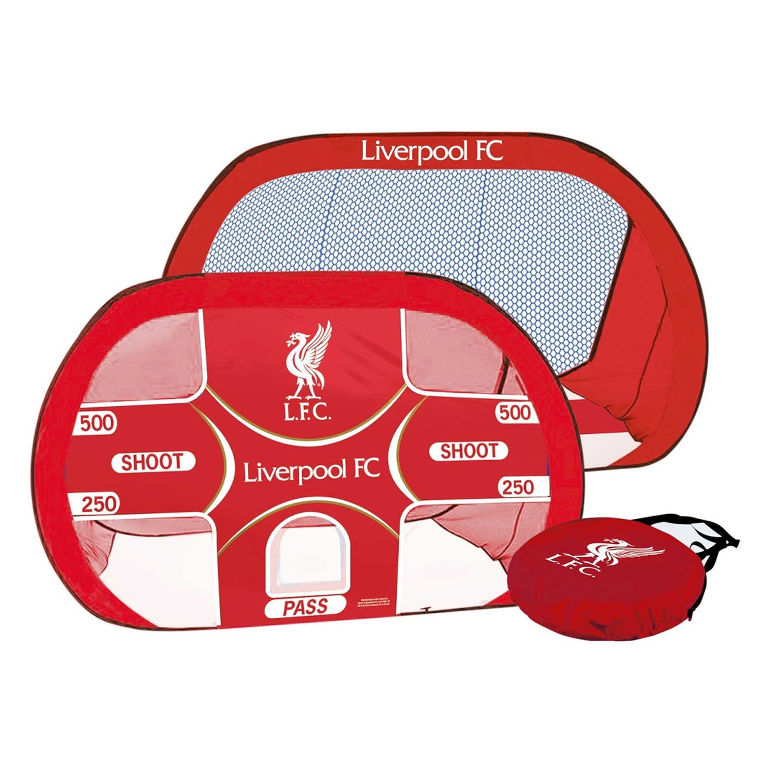 Liverpool Fc 2 In 1 Pop Up Target Net - Red/White