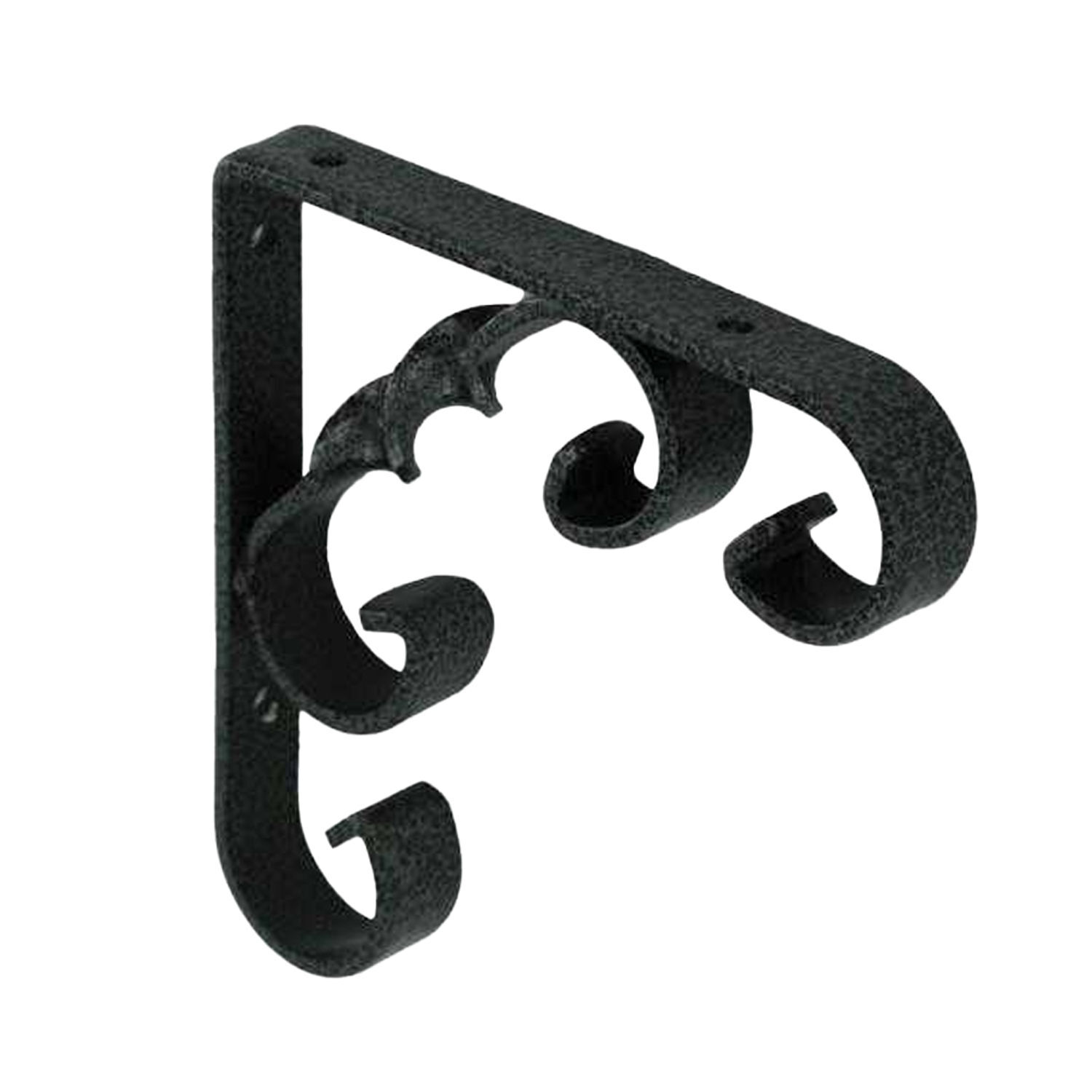 Securit Ornamental Scroll Bracket - Black