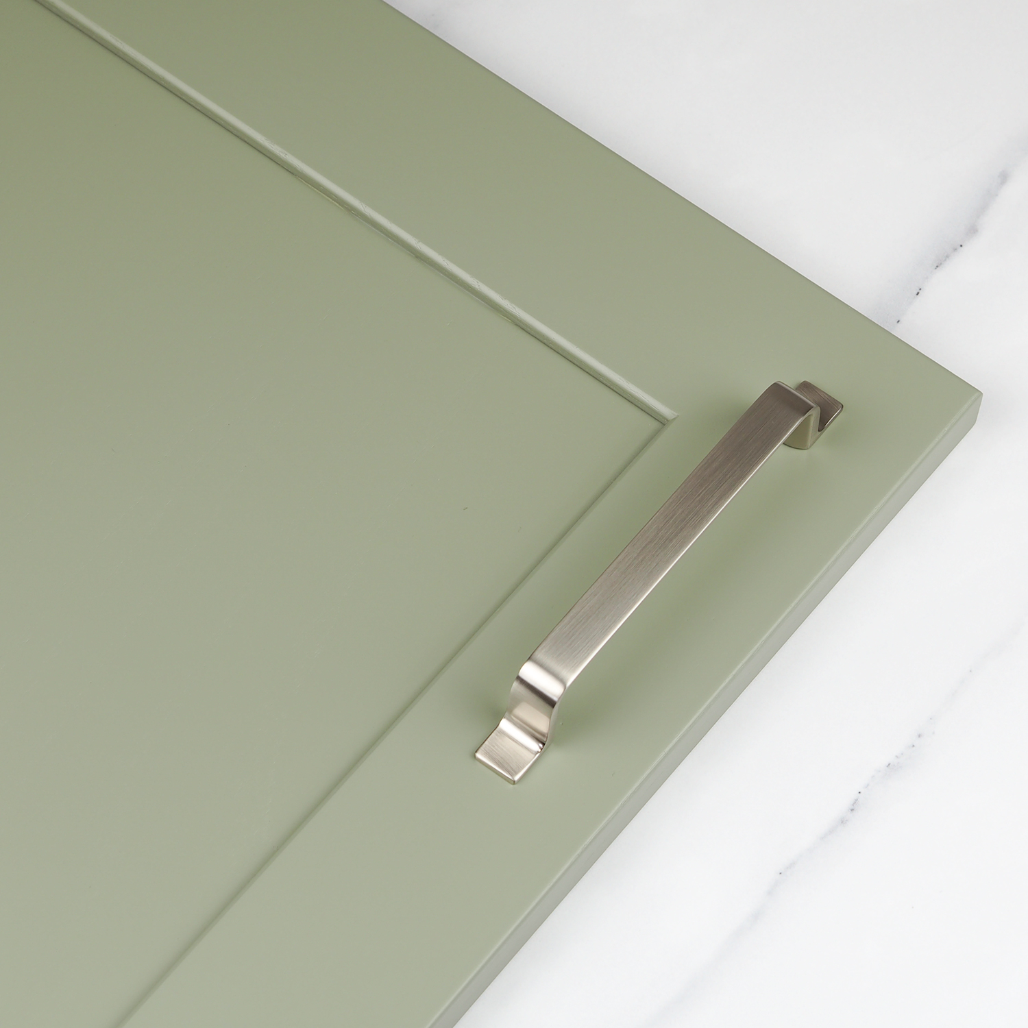 (128Mm Handle) Brushed Nickel Cabinet Strap Handles 128Mm 160Mm - Image 5