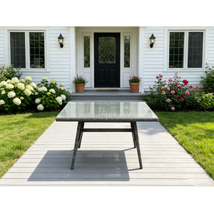 10 Seater U Shape Rattan Sofa Set Outdoor Garden Patio Dining Table