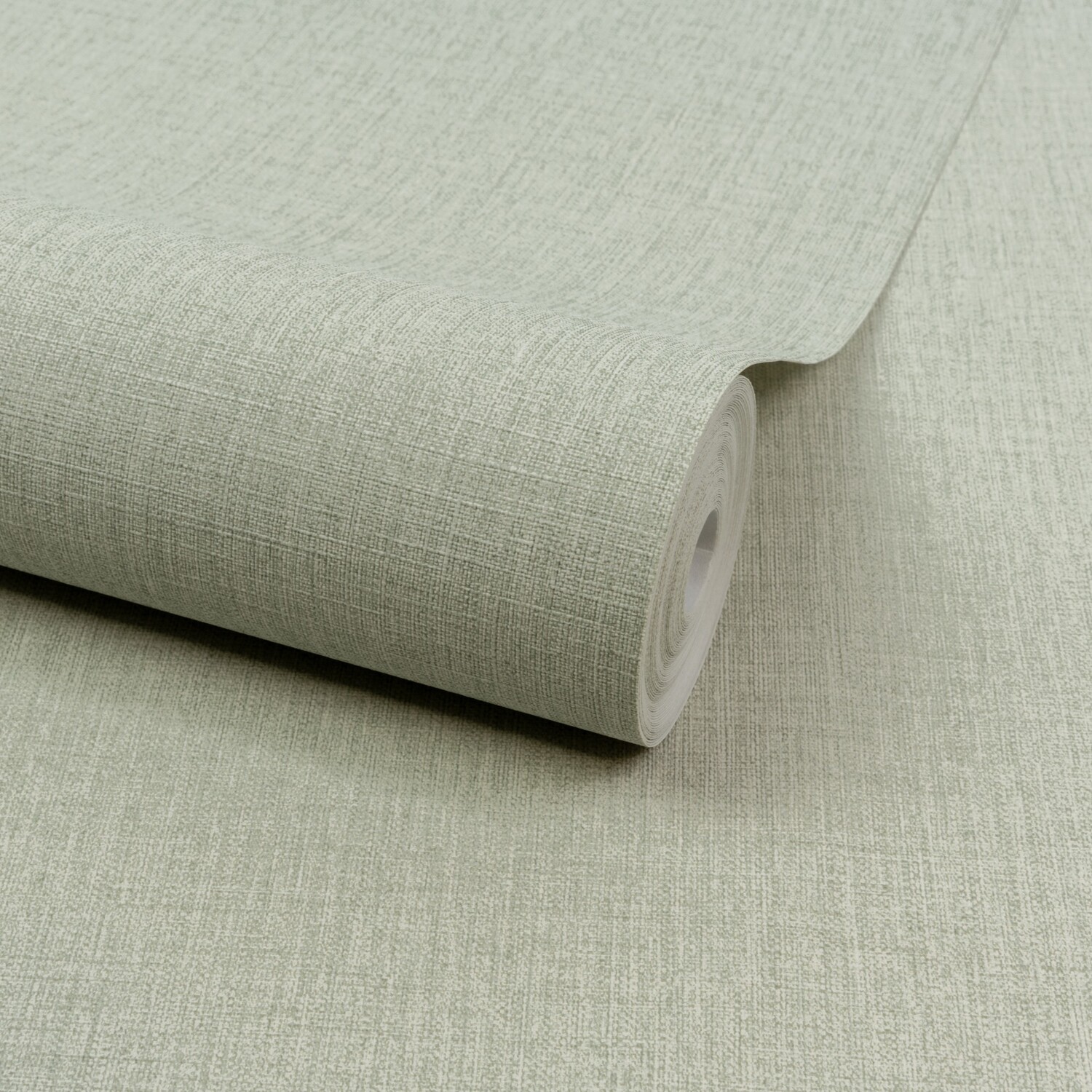 Grandeco Trente Linen Effect Wallpaper - Green Cyan - Embossed Luxury Finish - PW1211 - Image 3