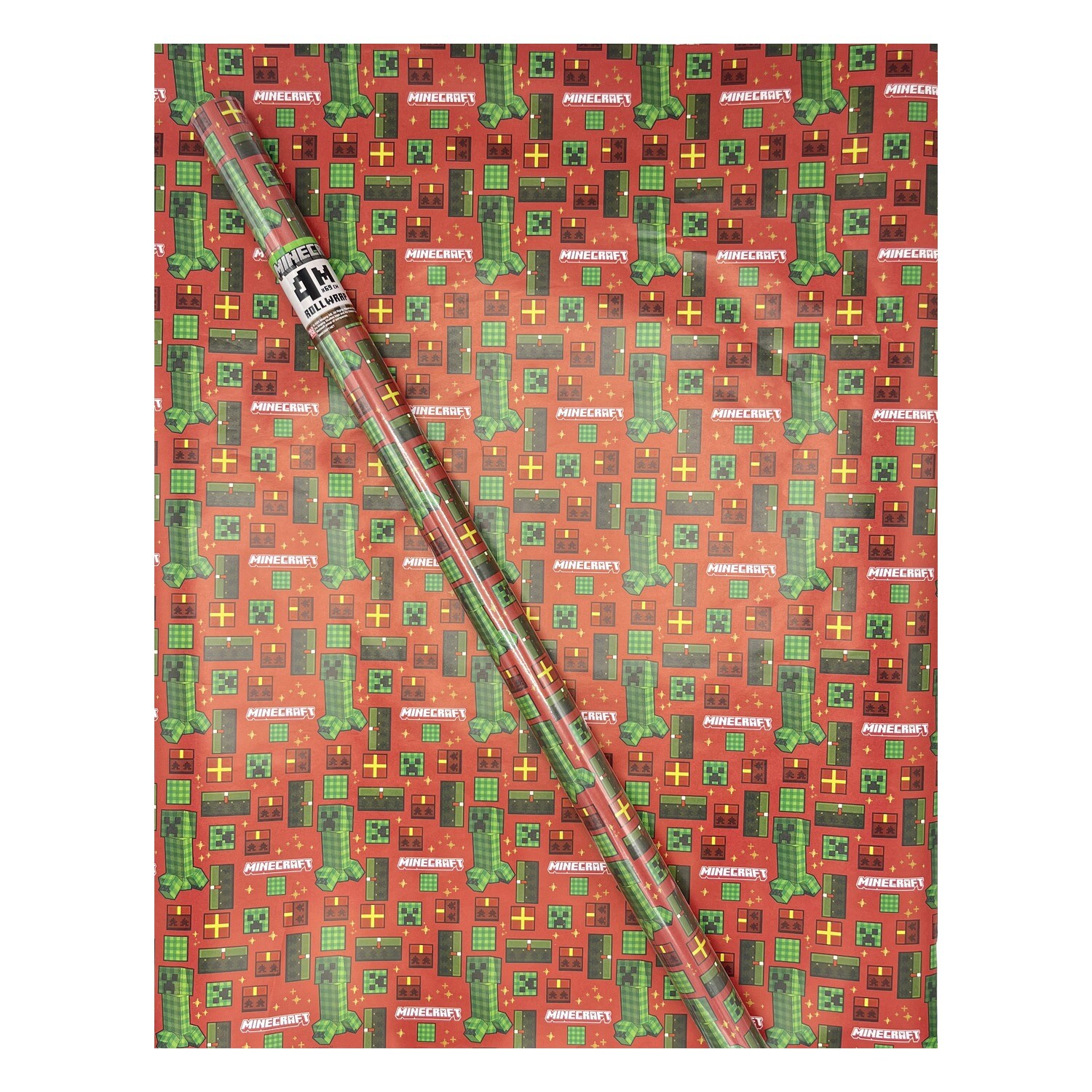 Minecraft Gift Wrap 4M - Image 2