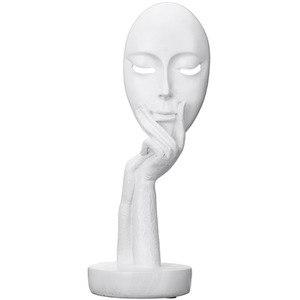 Lifeideas Abstract Resin Woman Face Statue