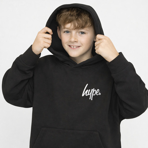 Boys Hoodie Charcoal Grey Soft Casual Kids Sweatshirt Comfortable Fit