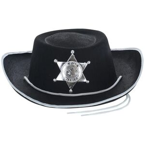 Smiffys Childrens/Kids Sheriff Cowboy Costume Hat