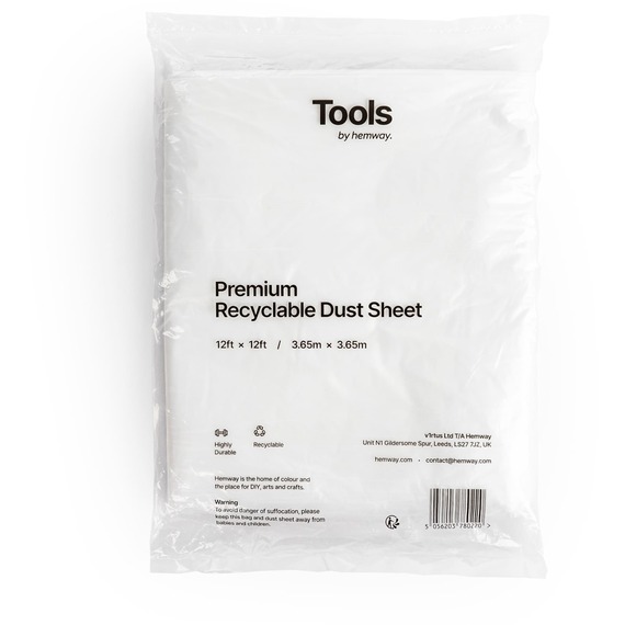 Hemway Extra Large Recyclable Paint Dust Sheet