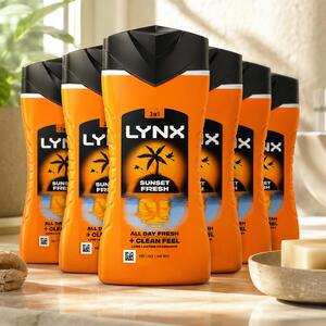Lynx Recharge Shower Gel 225ml - Pack of 6