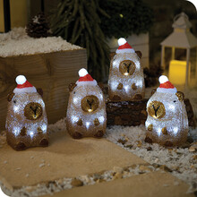 outdoor figures lights snowman