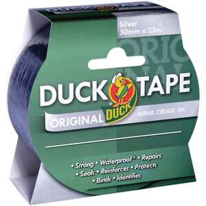 Shurtape original duck tape silver 50mm x 25m