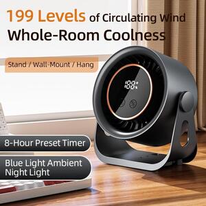Digital Display Desktop Fan