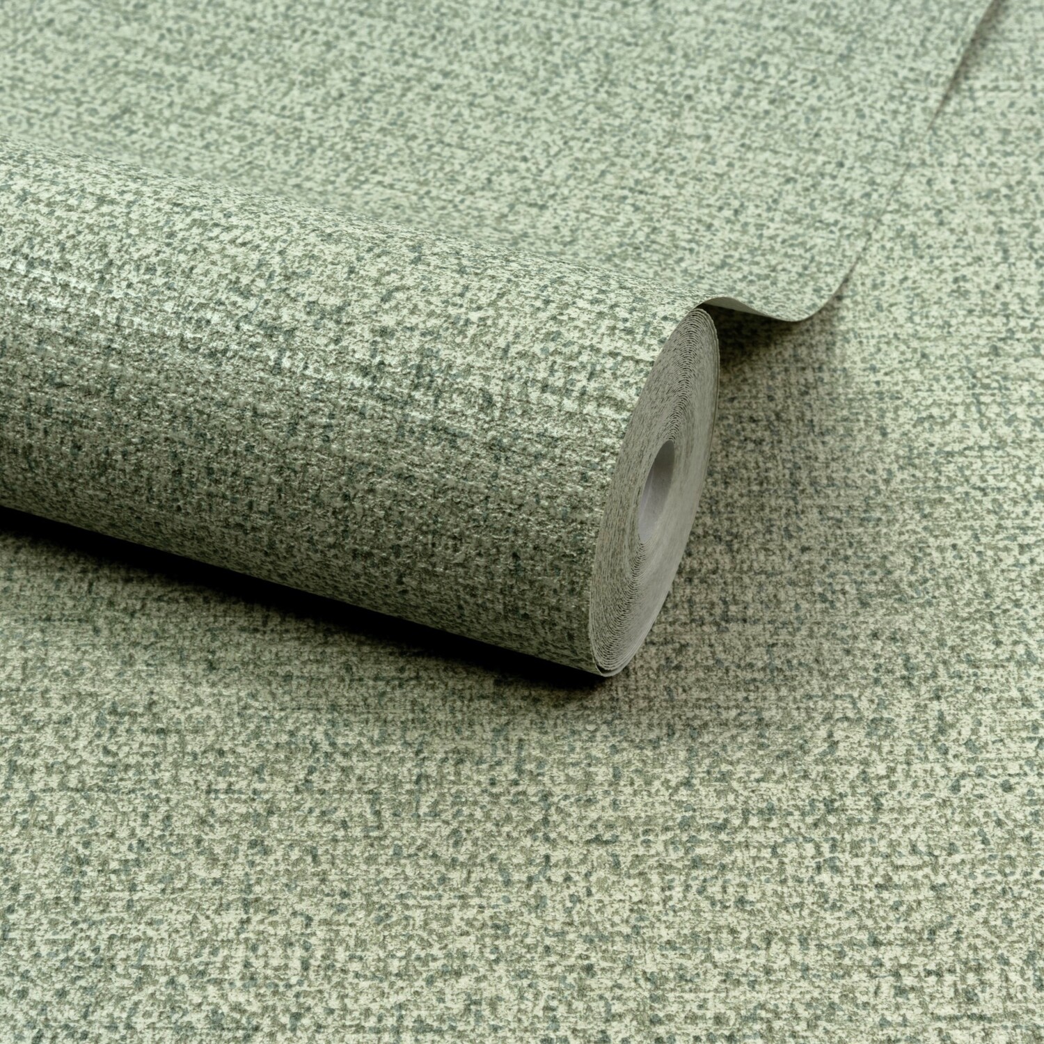 Rackhams Green/Cyan Boutique Mysore Twill Plain Fabric Luxury Weight Embossed Wallpaper, - Image 5