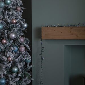 9m 360 LED Battery Operated Christmas BerryBrights String Lights in Rainbow