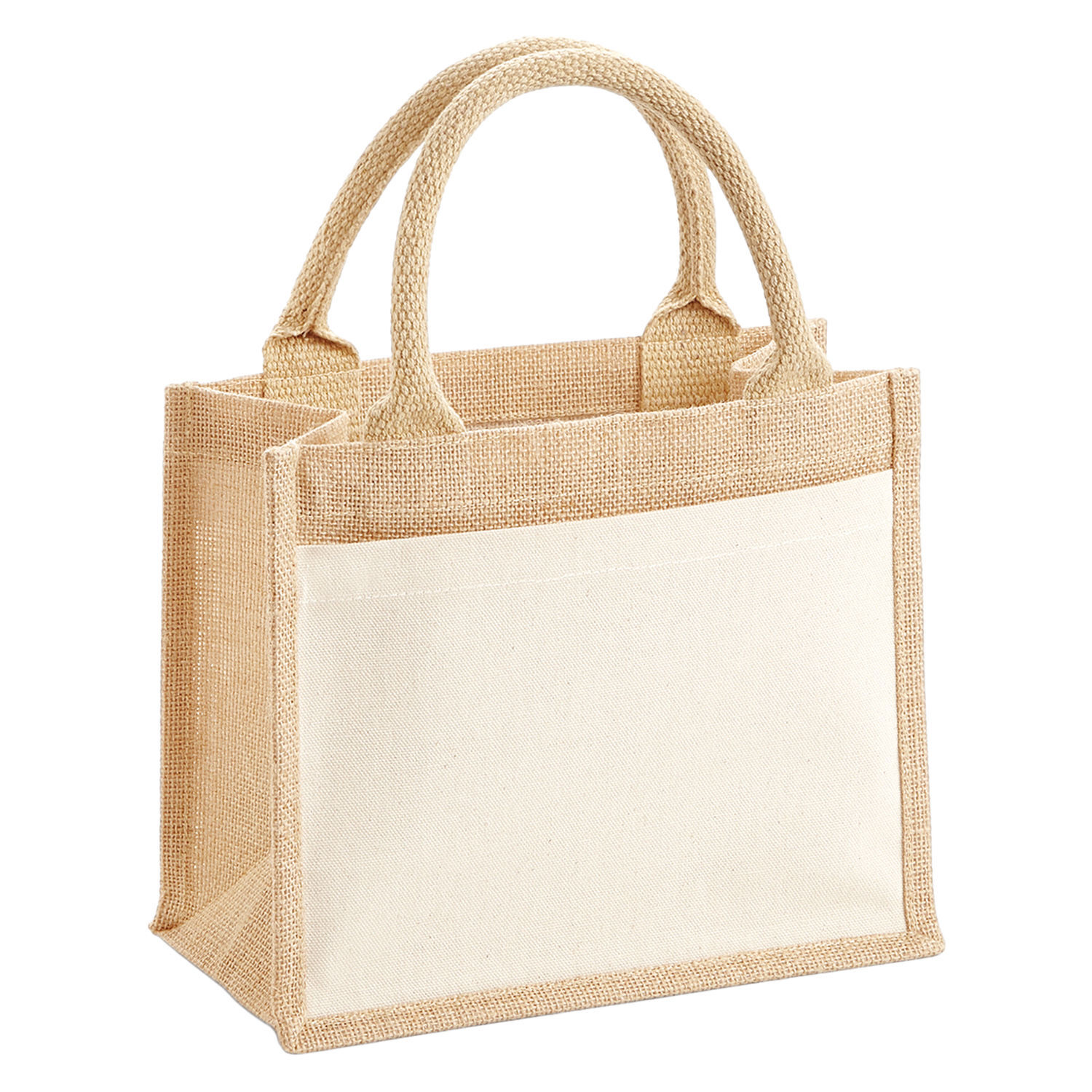 Westford Mill Cotton Pocket Gift Bag - Natural