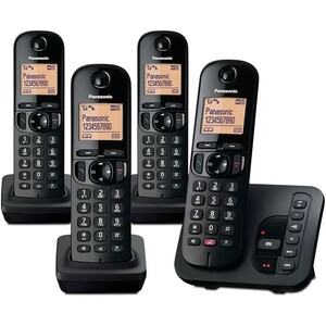 Panasonic KX-TGC263 Digital Cordless Phone with Answering Machine - Triple Handset