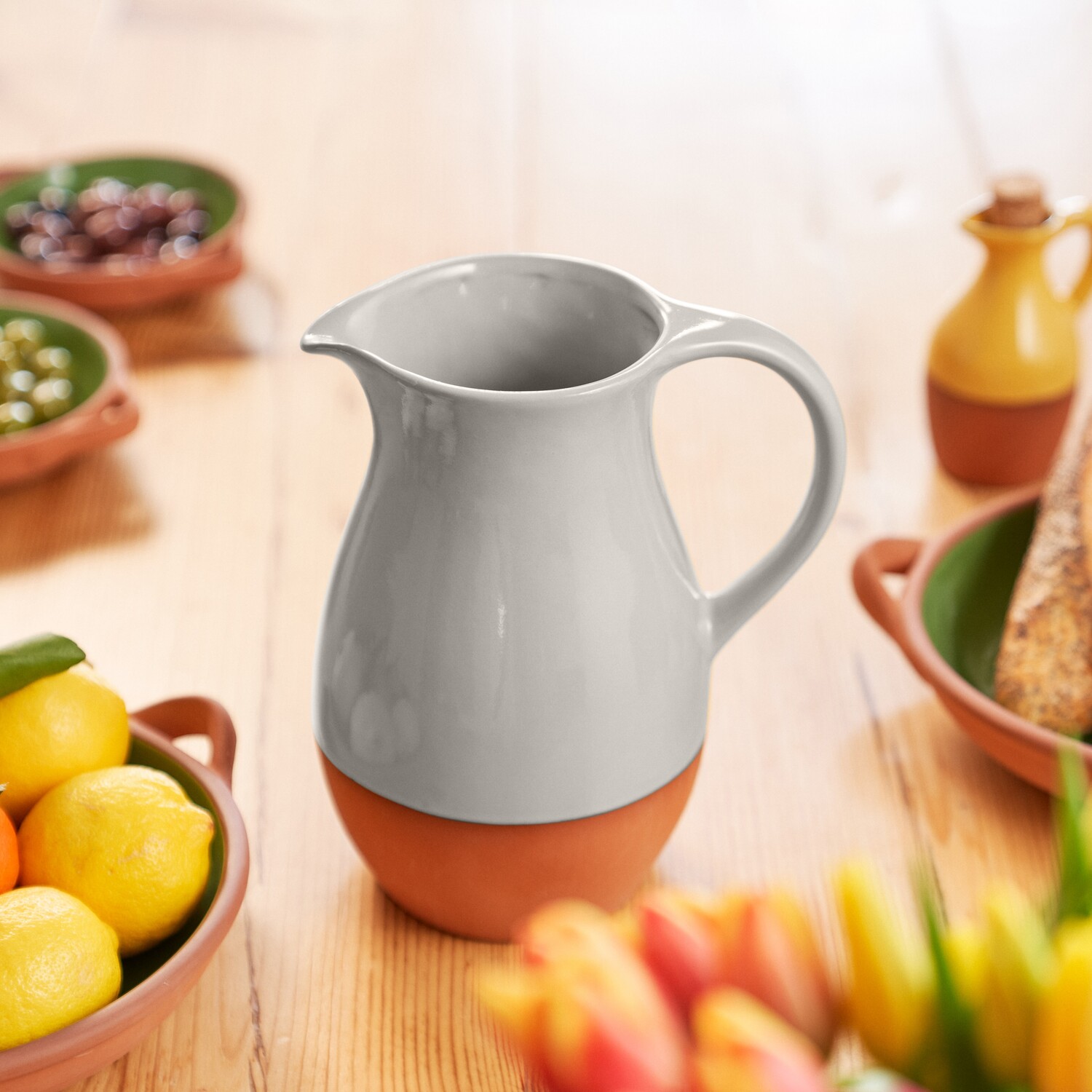 Image of Dexam Sintra Glazed Terracotta Jug -&hellip;