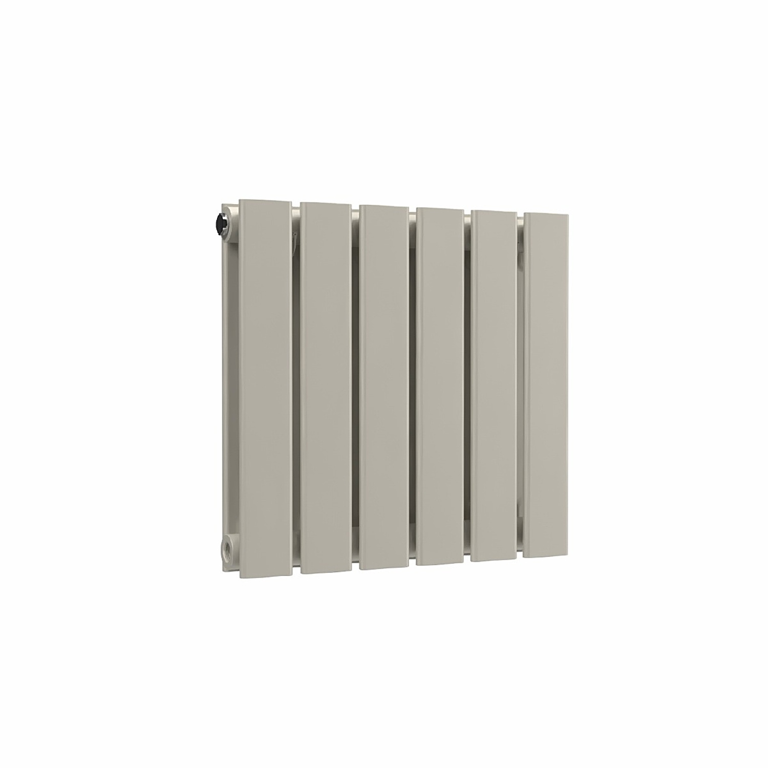 B&Q - Flat Horizontal Radiator Dune Grey 400 mm X 420 mmDouble Panel - Image 1