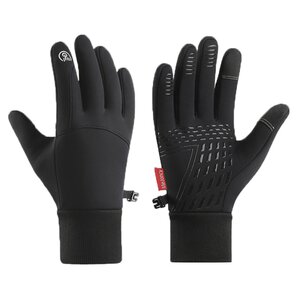Touch Screen Waterproof Winter Thermal Gloves, Windproof Warm Gloves - Size M