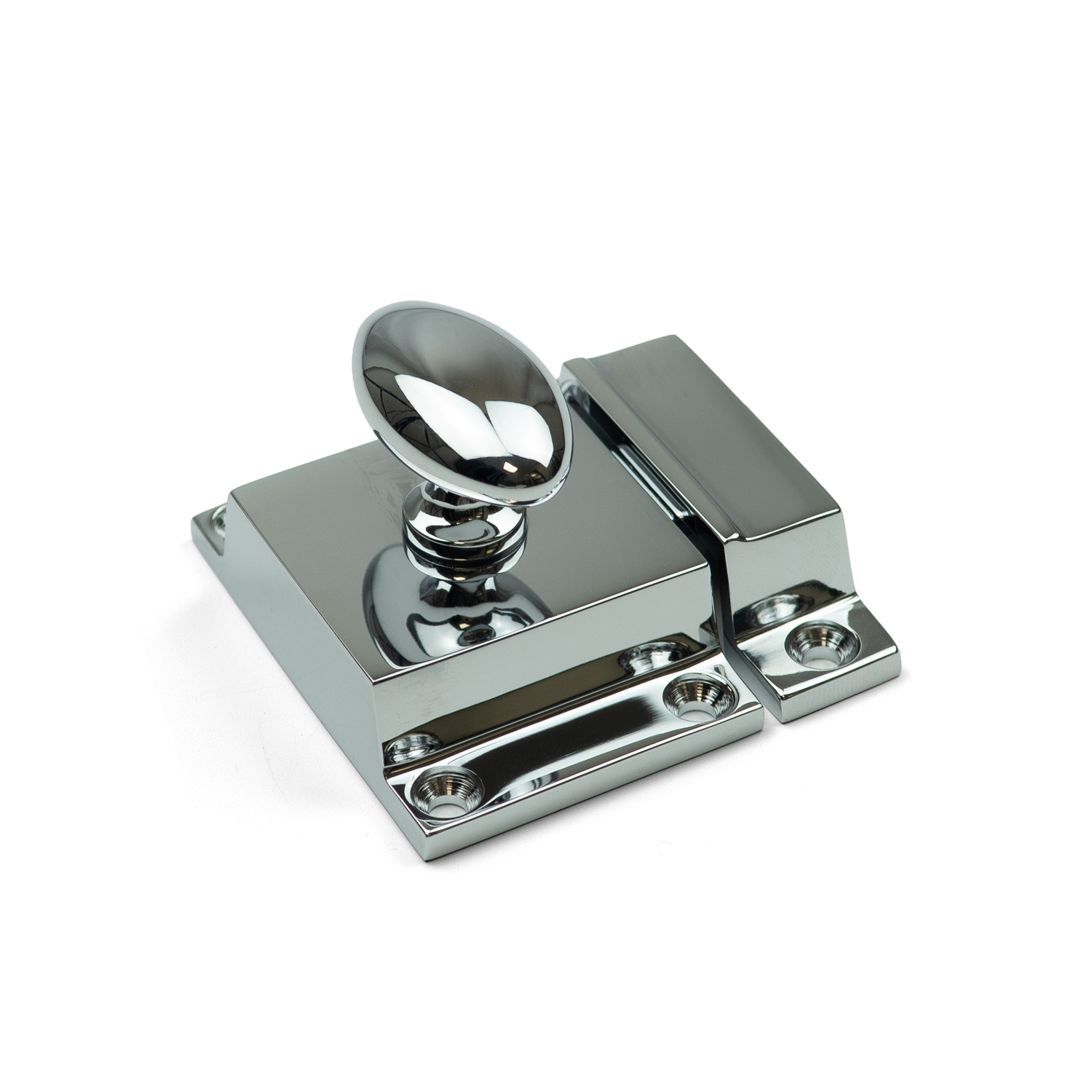 Handle & Home Traditional Cabinet Latch - Polished Chrome - Image 1