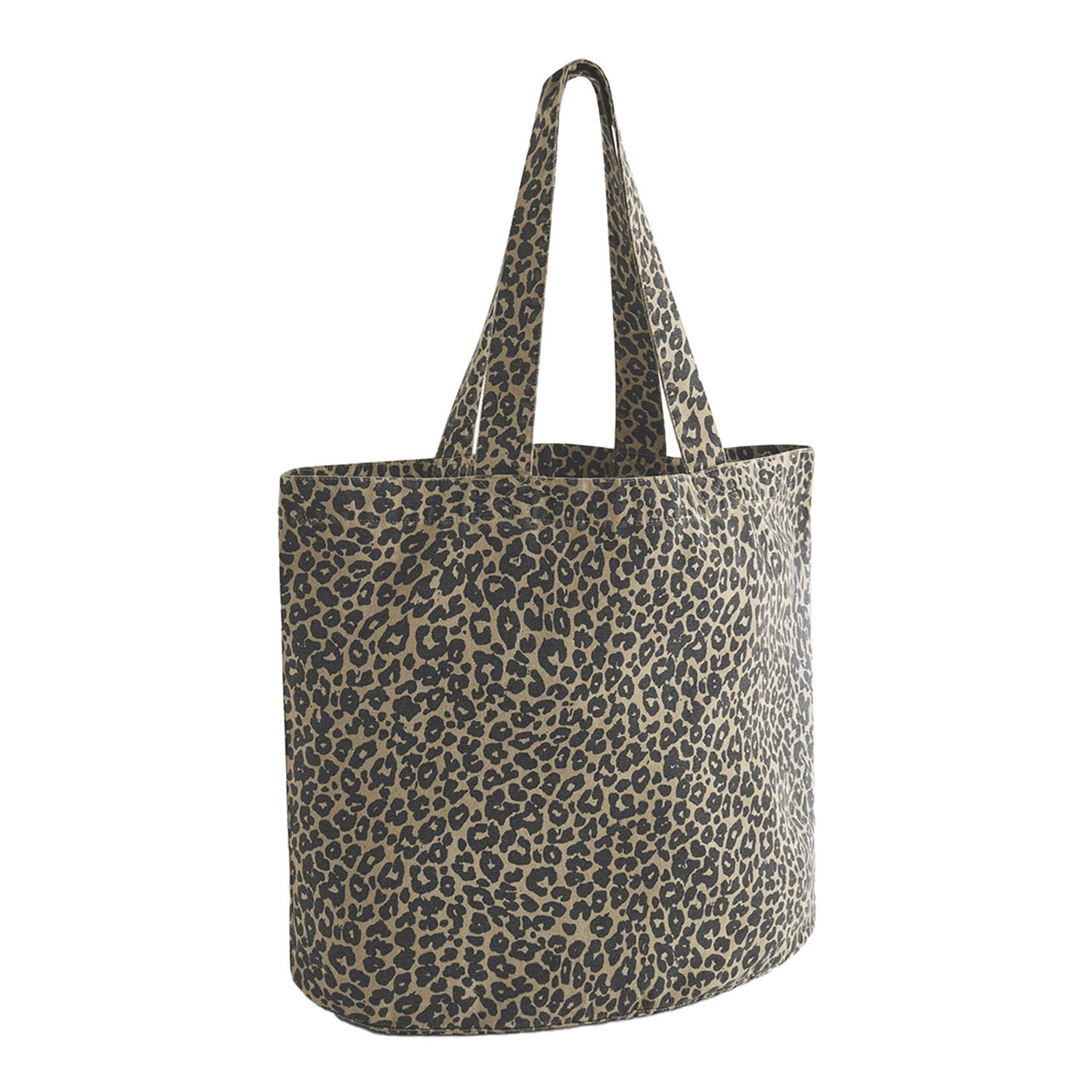 Westford Mill Leopard Print 29L Shopper - Beige/Black
