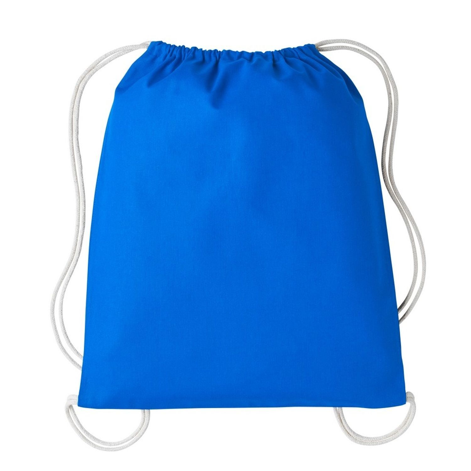 Nutshell Drawstring Gymsac - Royal/Natural - Image 1