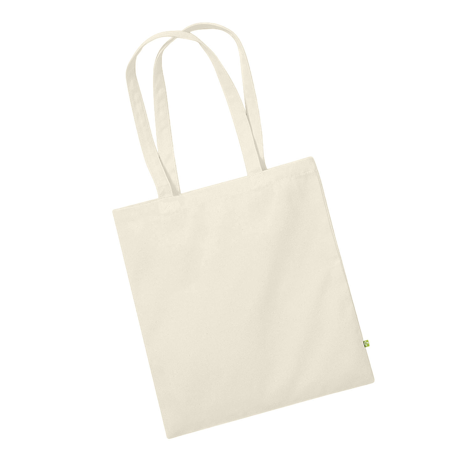 Westford Mill Earthaware Organic Bag For Life Tote Bag A - Natural / White - Image 1
