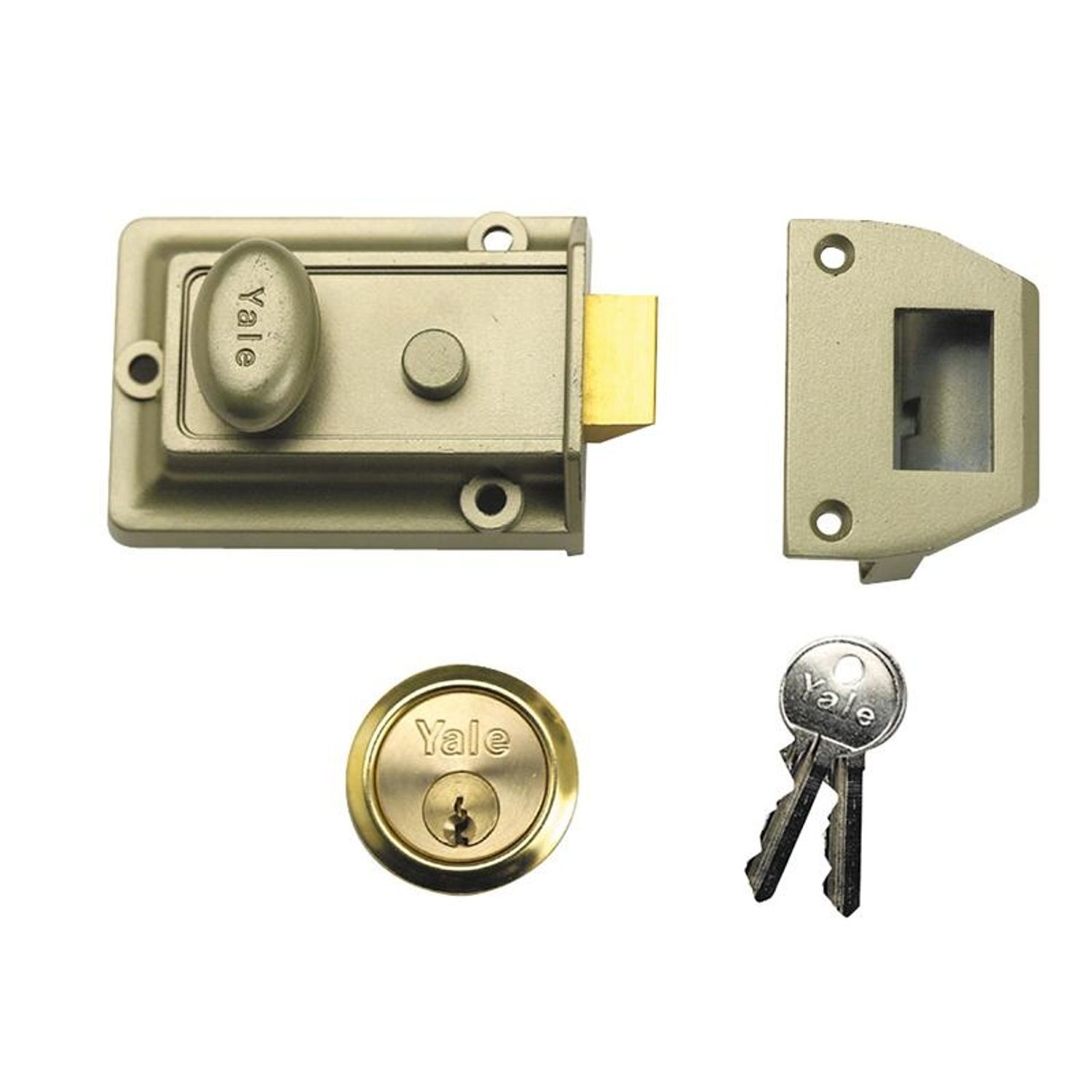 Yale Locks 77 Traditional Nightlatch A - Multi Colour