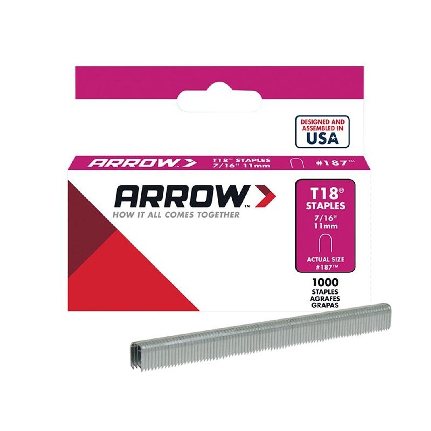 Arrow T18 Staples A - Multi Colour