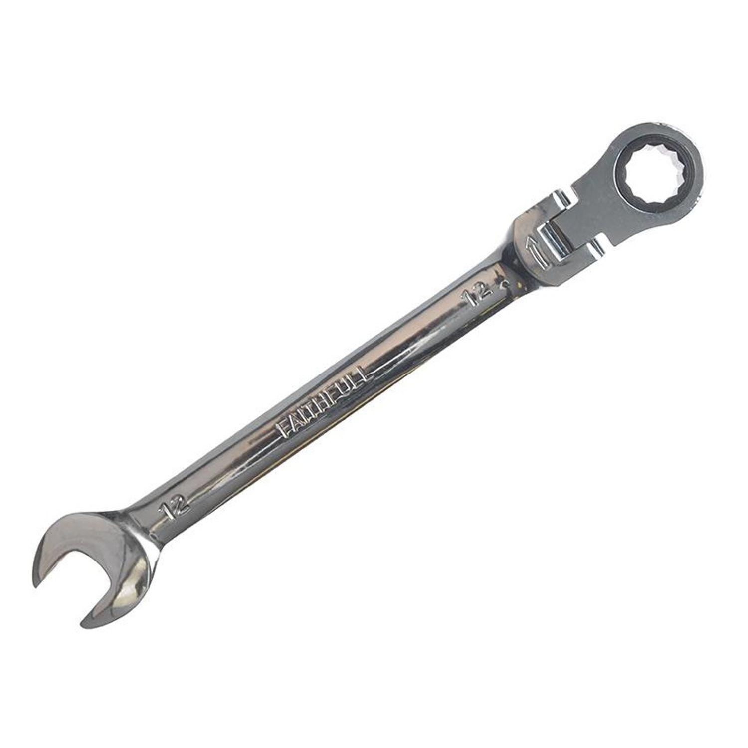 Faithfull Flex Head Ratchet Combination Spanner G - Multi Colour